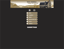 Tablet Screenshot of hotel-vignemale.com